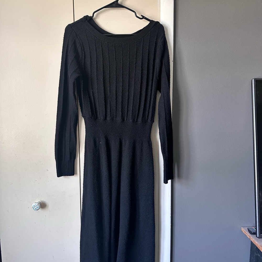 LC Lauren Conrad Black Long Sleeve Dress